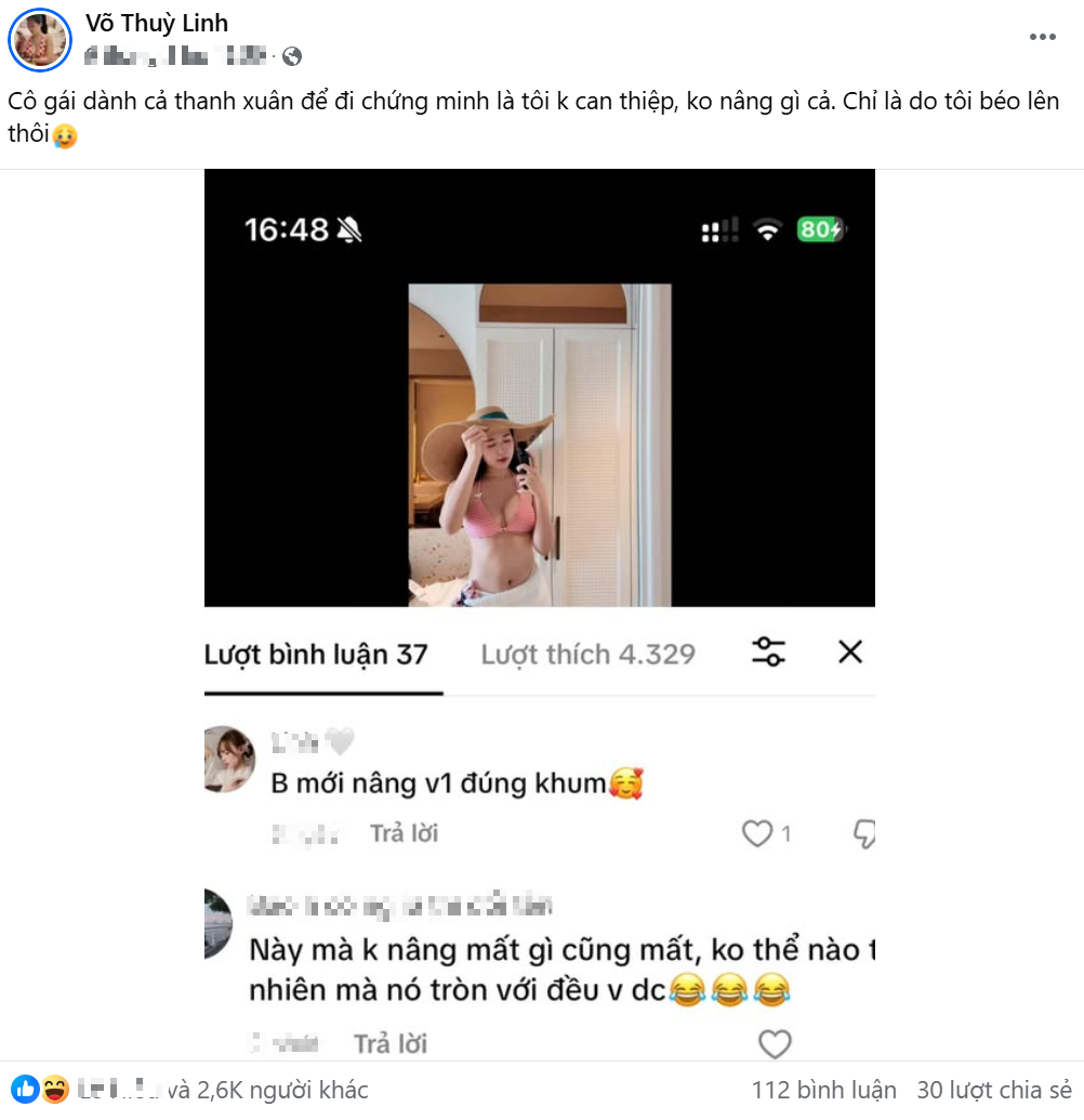 Hết bị ho&agrave;i nghi thay đổi ngoại h&igrave;nh, hot girl xinh đẹp lại d&iacute;nh thị phi "từ tr&ecirc;n trời rơi xuống" - Ảnh 5.