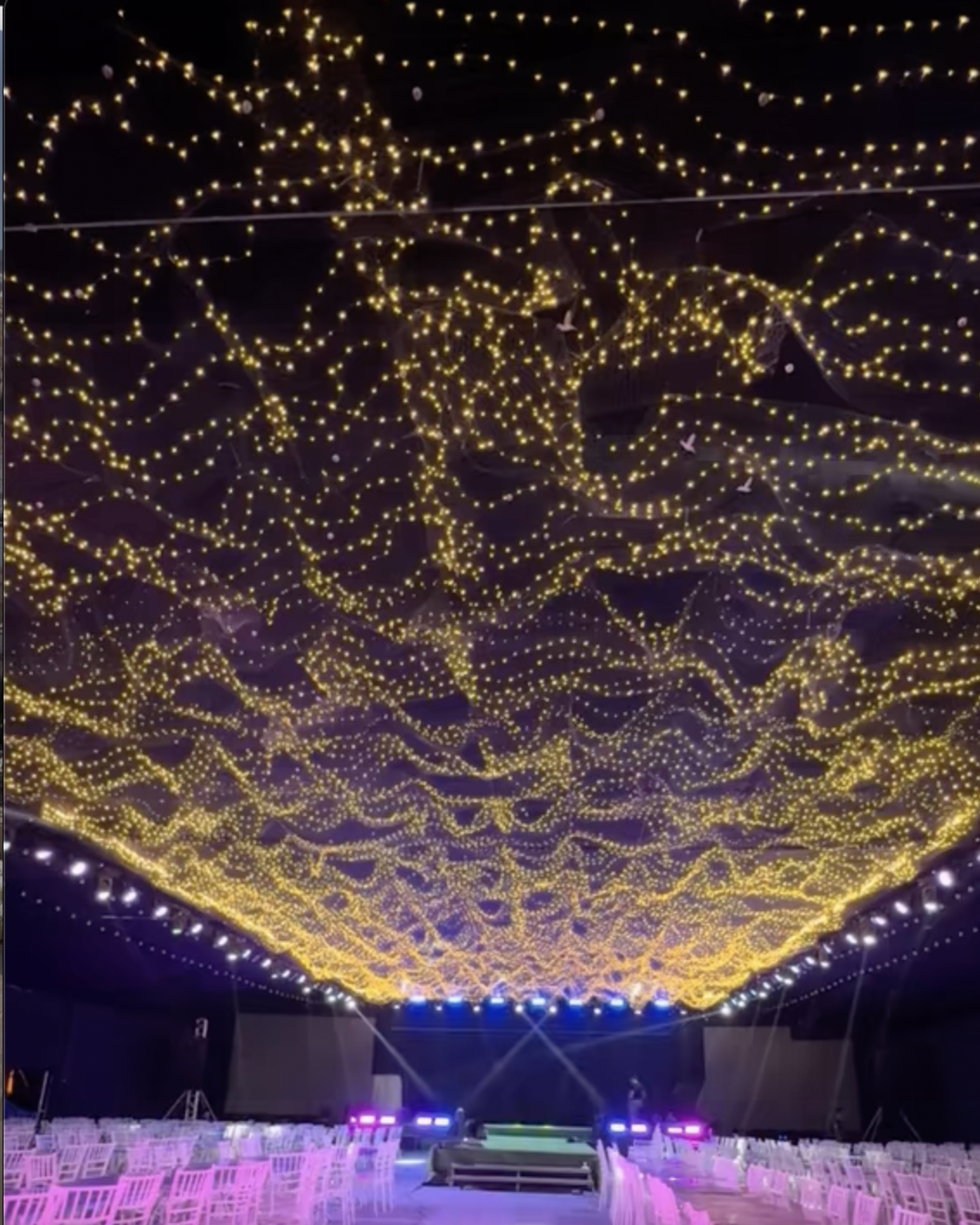 Cho&aacute;ng với rạp cưới Đức Huy v&agrave; MC M&ugrave; Tạt: Rồng phượng khổng lồ, đ&egrave;n phủ k&iacute;n, quy m&ocirc; nhất nh&igrave; l&agrave;ng b&oacute;ng đ&aacute;- Ảnh 5.