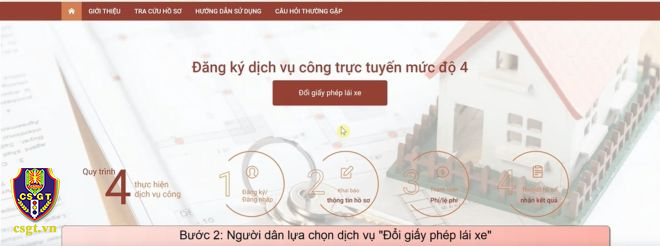 Hướng dẫn các bước CẤP ĐỔI GIẤY PHÉP LÁI XE TRỰC TUYẾN- Ảnh 2. Hướng dẫn các bước CẤP ĐỔI GIẤY PHÉP LÁI XE TRỰC TUYẾN- Ảnh 2.