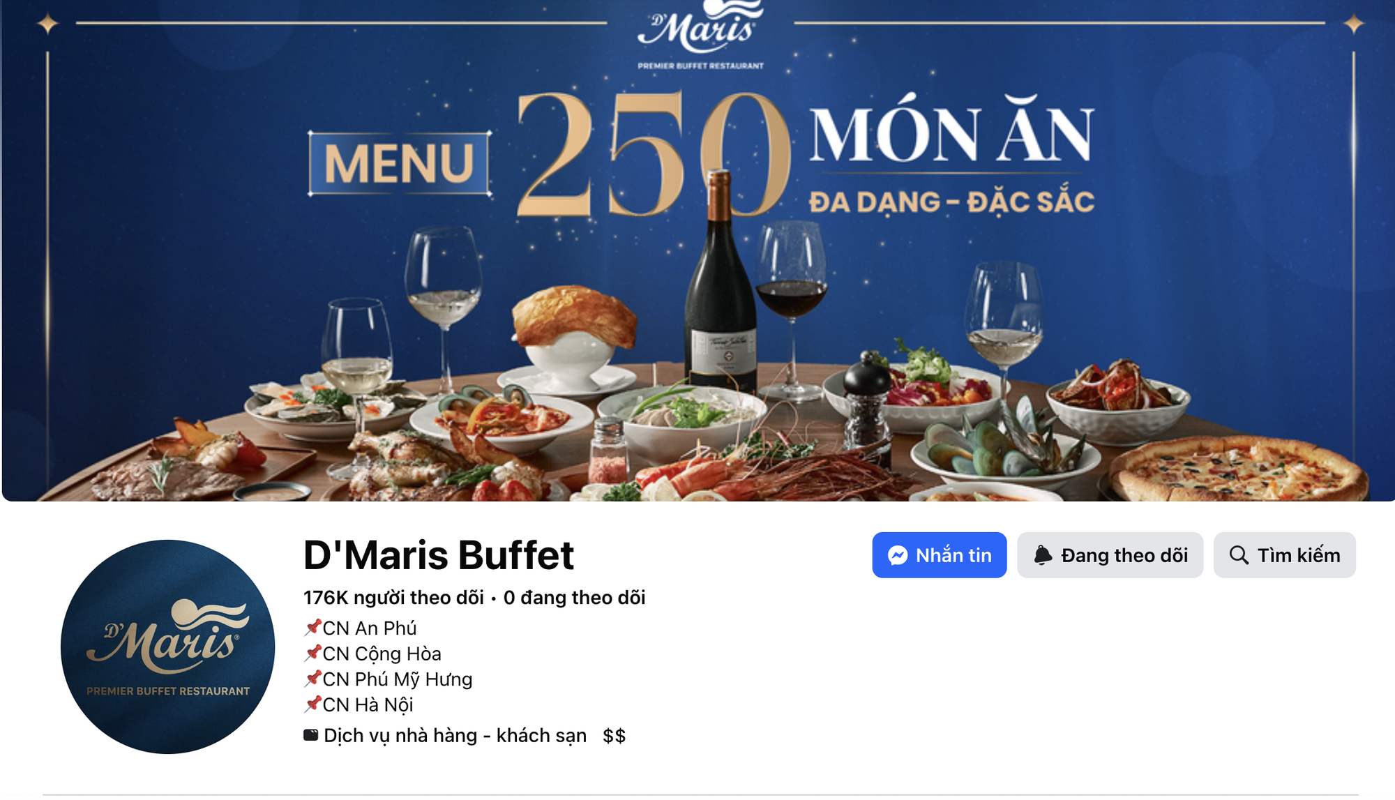 Cảnh b&aacute;o lừa đảo qua fanpage giả mạo nh&agrave; h&agrave;ng Buffet tại Việt Nam - Ảnh 3.