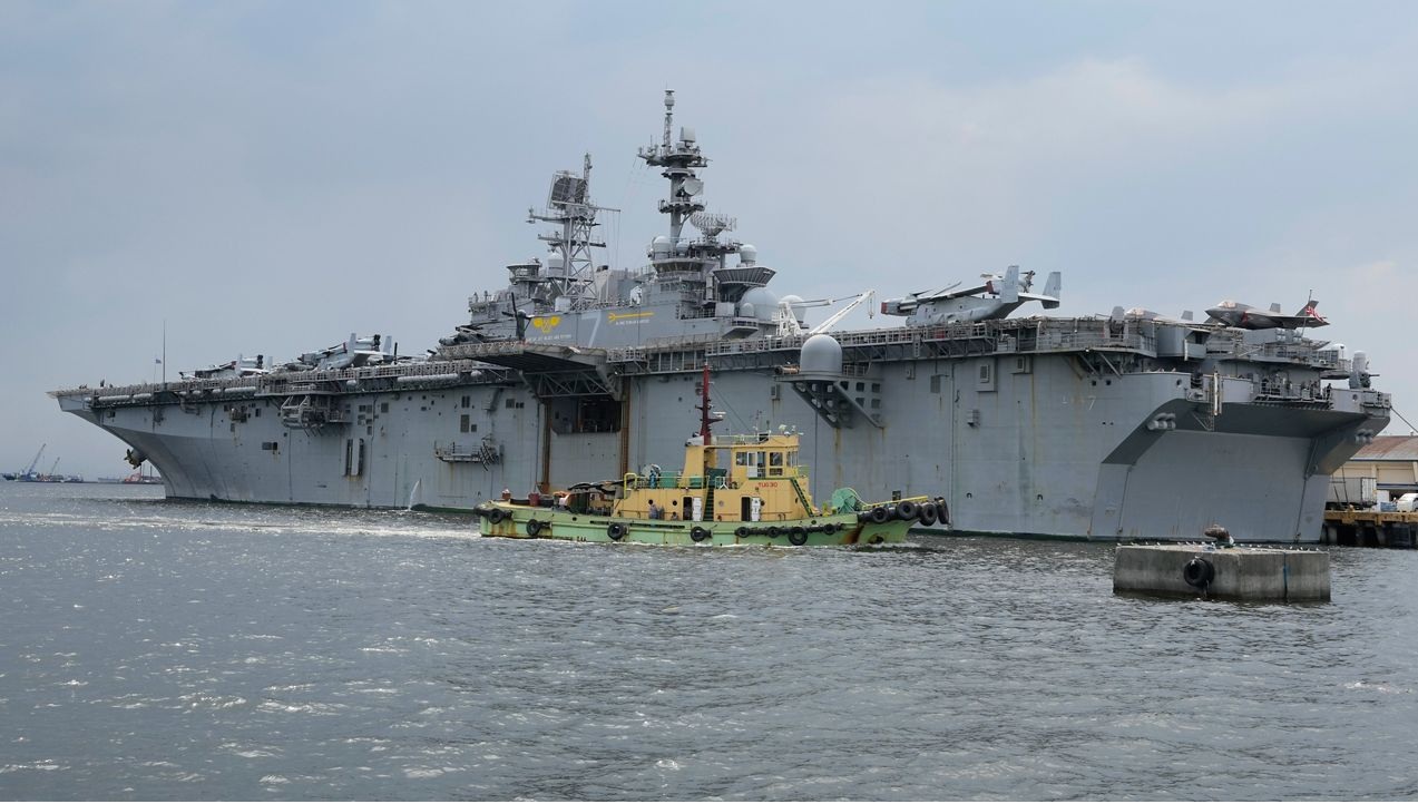 Mỹ điều 2.500 lính thủy đánh bộ và một tàu tấn công đổ bộ đến Trung Đông - Ảnh 1.