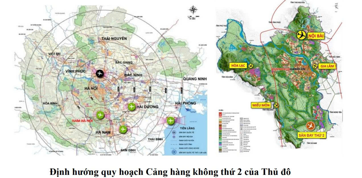 Sân bay quốc tế thứ hai của Hà Nội, công suất 50 triệu khách/năm: Dự tính xây dựng trên địa phận các xã nào? - Ảnh 1.
