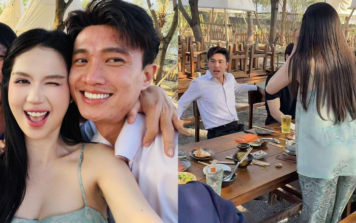 Quốc Trường tựa vai t&igrave;nh tứ b&ecirc;n Ngọc Trinh- Ảnh 2.