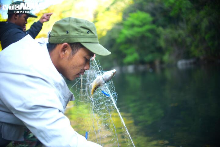 Săn c&aacute; q&uacute;y hiếm m&ugrave;a xu&acirc;n tr&ecirc;n d&ograve;ng Kr&ocirc;ng N&ocirc; c&ugrave;ng b&agrave; con K ' Ho ở L&acirc;m Đồng - Ảnh 16.