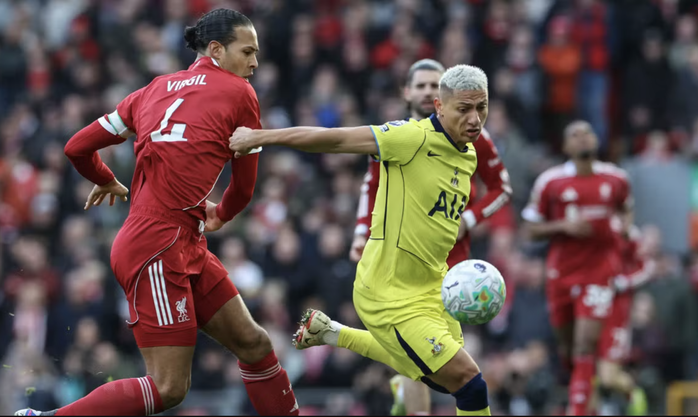 Richarlison ghi bàn phút 90, Tottenham chia điểm Liverpool tại Anfield - Ảnh 3.