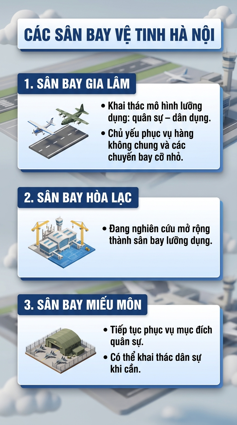 H&agrave; Nội quy hoạch 5 s&acirc;n bay, Nội B&agrave;i hướng tới 100 triệu kh&aacute;ch, s&acirc;n bay thứ hai c&aacute;ch trung t&acirc;m khoảng 40 km - Ảnh 3.