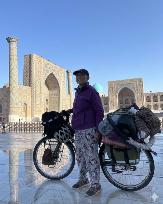 Hành trình đạp xe của nữ phượt thủ 68 tuổi qua 20 quốc gia đầy cảm hứng - Ảnh 5. Hành trình đạp xe của nữ phượt thủ 68 tuổi qua 20 quốc gia đầy cảm hứng - Ảnh 5.