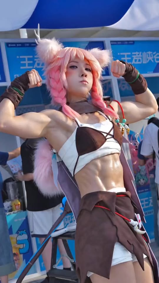 Sẽ thế n&agrave;o nếu gymer trở th&agrave;nh coser? hot girl n&agrave;y ch&iacute;nh l&agrave; c&acirc;u trả lời r&otilde; r&agrave;ng nhất- Ảnh 4.