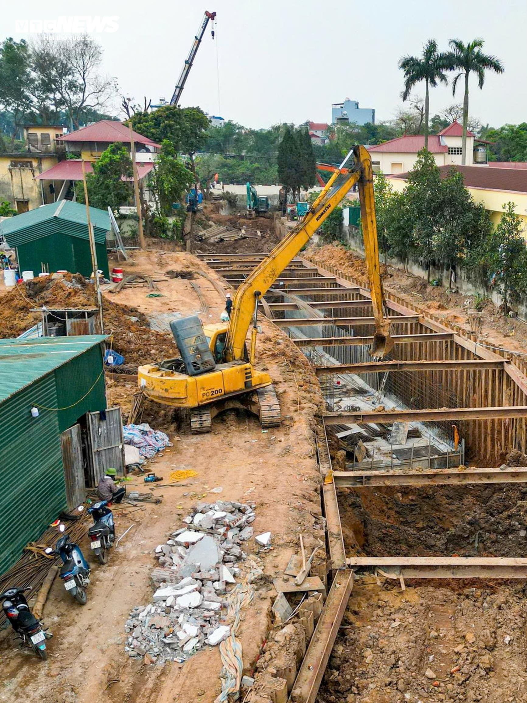 Cận cảnh dự &aacute;n 920 tỷ đồng chống ngập cho khu đ&ocirc; thị H&agrave; Nội năm 2026 - Ảnh 11.