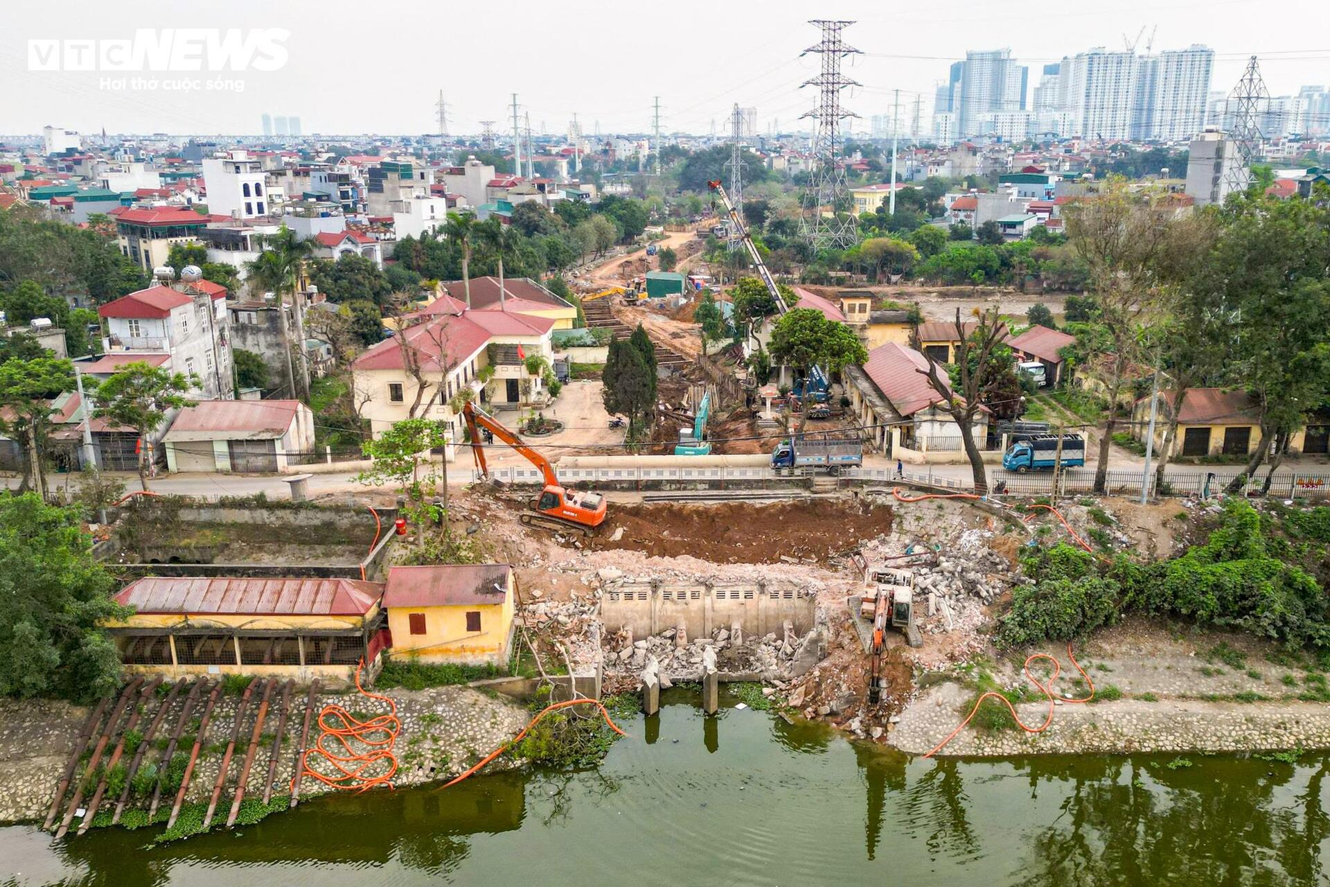 Cận cảnh dự &aacute;n 920 tỷ đồng chống ngập cho khu đ&ocirc; thị H&agrave; Nội năm 2026 - Ảnh 2.