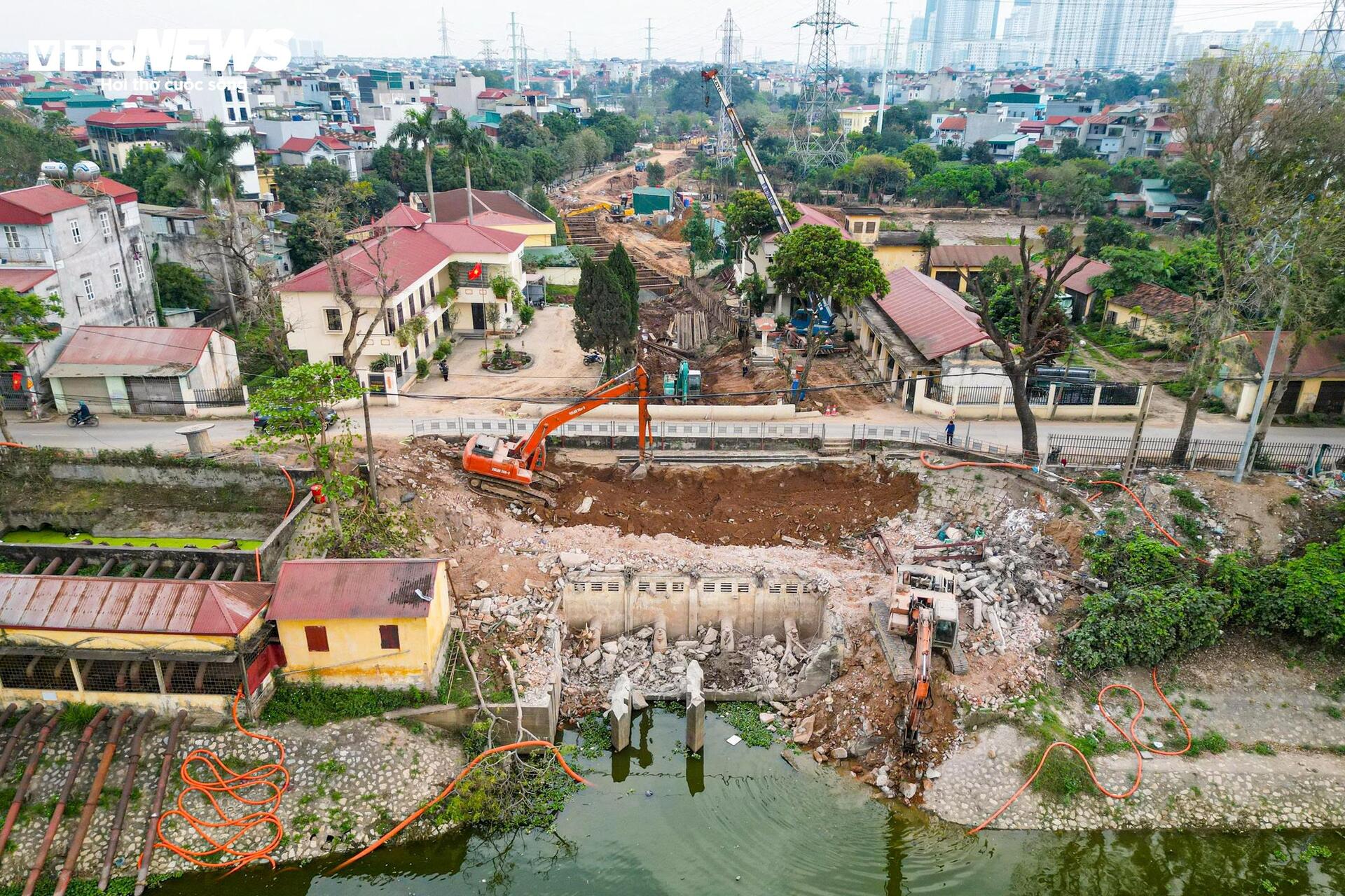 Cận cảnh dự &aacute;n 920 tỷ đồng chống ngập cho khu đ&ocirc; thị H&agrave; Nội năm 2026 - Ảnh 4.