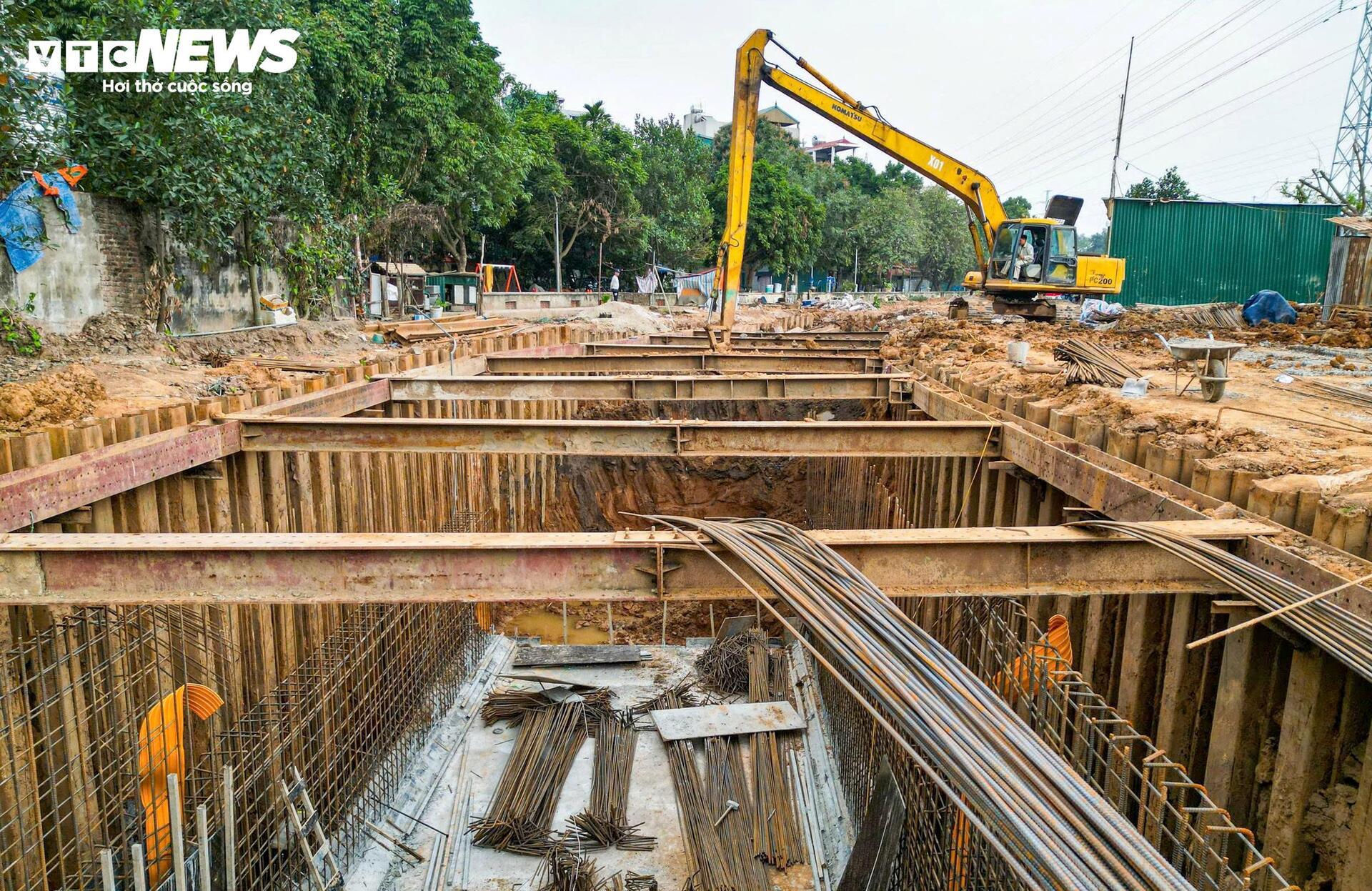 Cận cảnh dự &aacute;n 920 tỷ đồng chống ngập cho khu đ&ocirc; thị H&agrave; Nội năm 2026 - Ảnh 5.