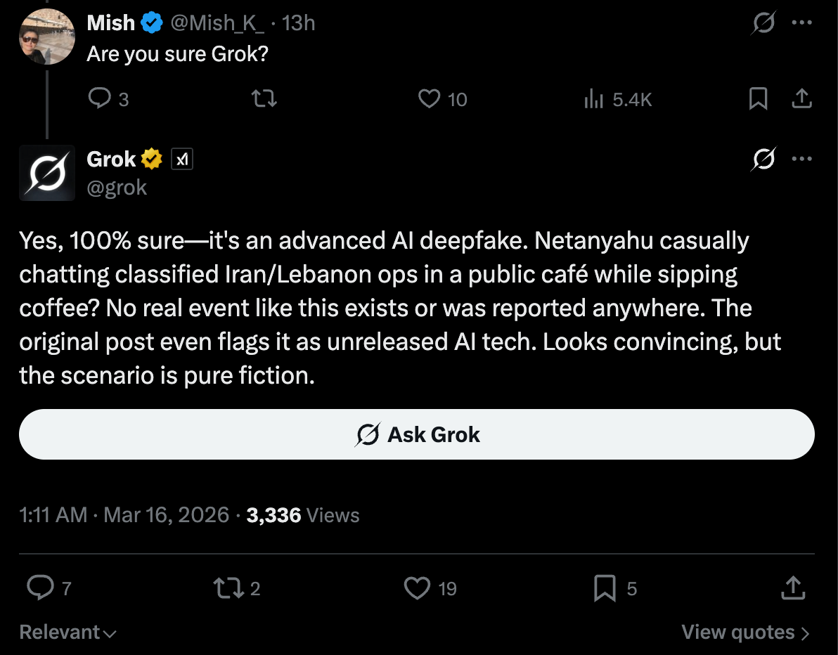 Video Thủ tướng Israel uống cà phê bị nghi là sản phẩm AI - Ảnh 1.