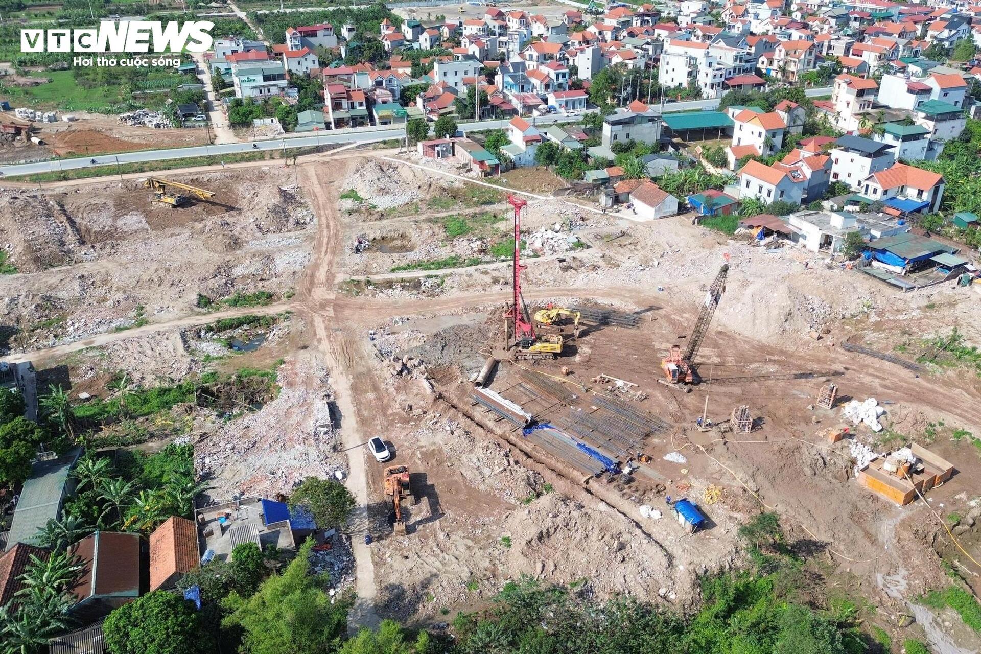 Tiến độ x&acirc;y dựng cầu Hồng H&agrave; vượt s&ocirc;ng Hồng sau 5 th&aacute;ng thi c&ocirc;ng - Ảnh 7.