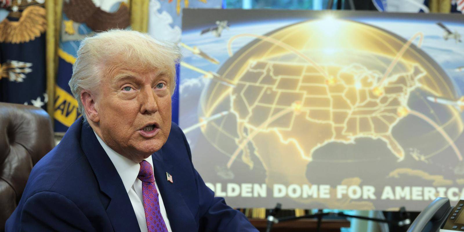 Nga cảnh b&aacute;o về kế hoạch ph&ograve;ng thủ t&ecirc;n lửa M&aacute;i v&ograve;m V&agrave;ng của Tổng thống Trump - Ảnh 1.