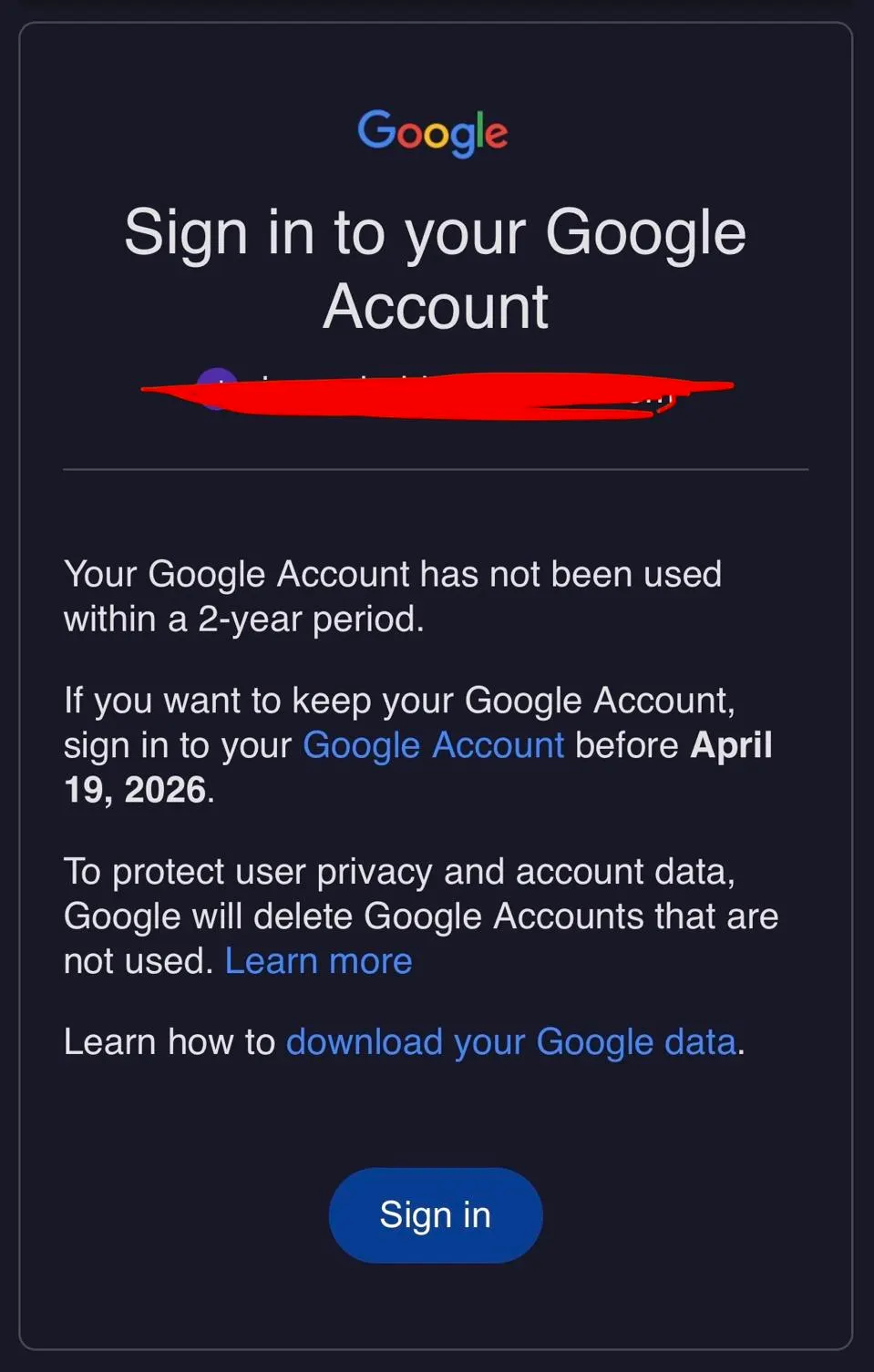T&agrave;i khoản Gmail kh&ocirc;ng hoạt động c&oacute; nguy cơ bị Google x&oacute;a trong năm 2026 - Ảnh 1.