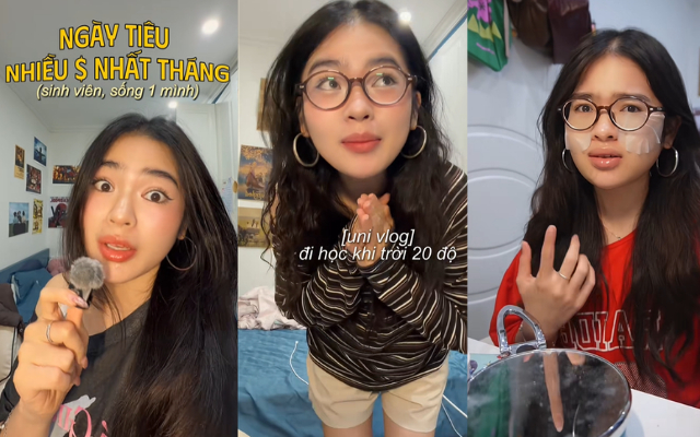 "N&agrave;ng thơ" sống một m&igrave;nh trong ph&ograve;ng trọ 3,8 triệu ở H&agrave; Nội, nổi tiếng với loạt vlogs "dậy từ 1h s&aacute;ng để học b&agrave;i"- Ảnh 2.