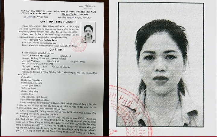 Đ&agrave; Nẵng: Lừa đảo đầu tư hơn 2 , 5 tỷ đồng , truy t&igrave;m Phạm Thị Mỹ Tuyết - Ảnh 1.