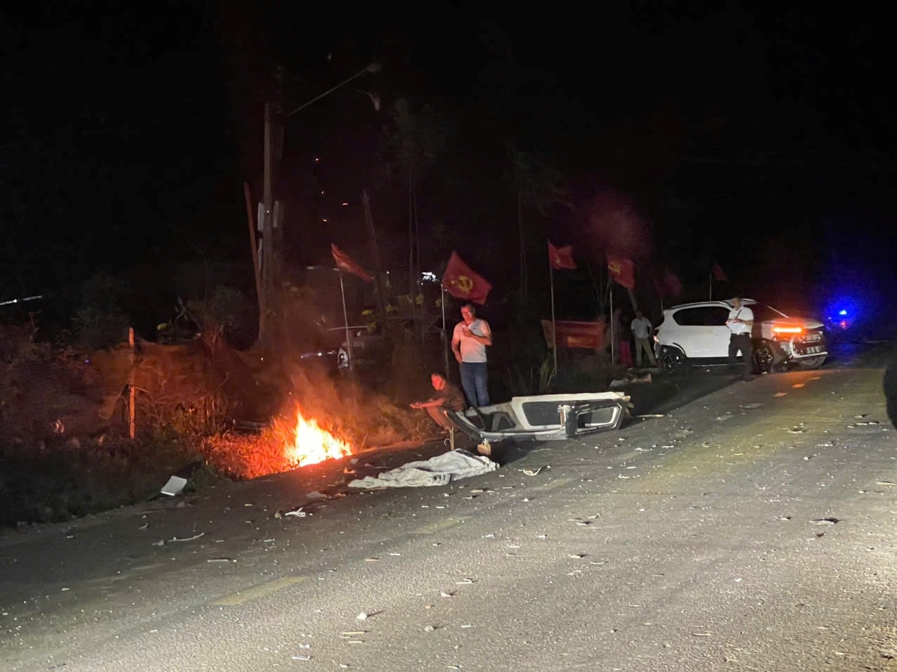 Vụ xe tải t&ocirc;ng loạt phương tiện khiến 1 người tử vong: T&agrave;i xế dương t&iacute;nh ma t&uacute;y- Ảnh 2.