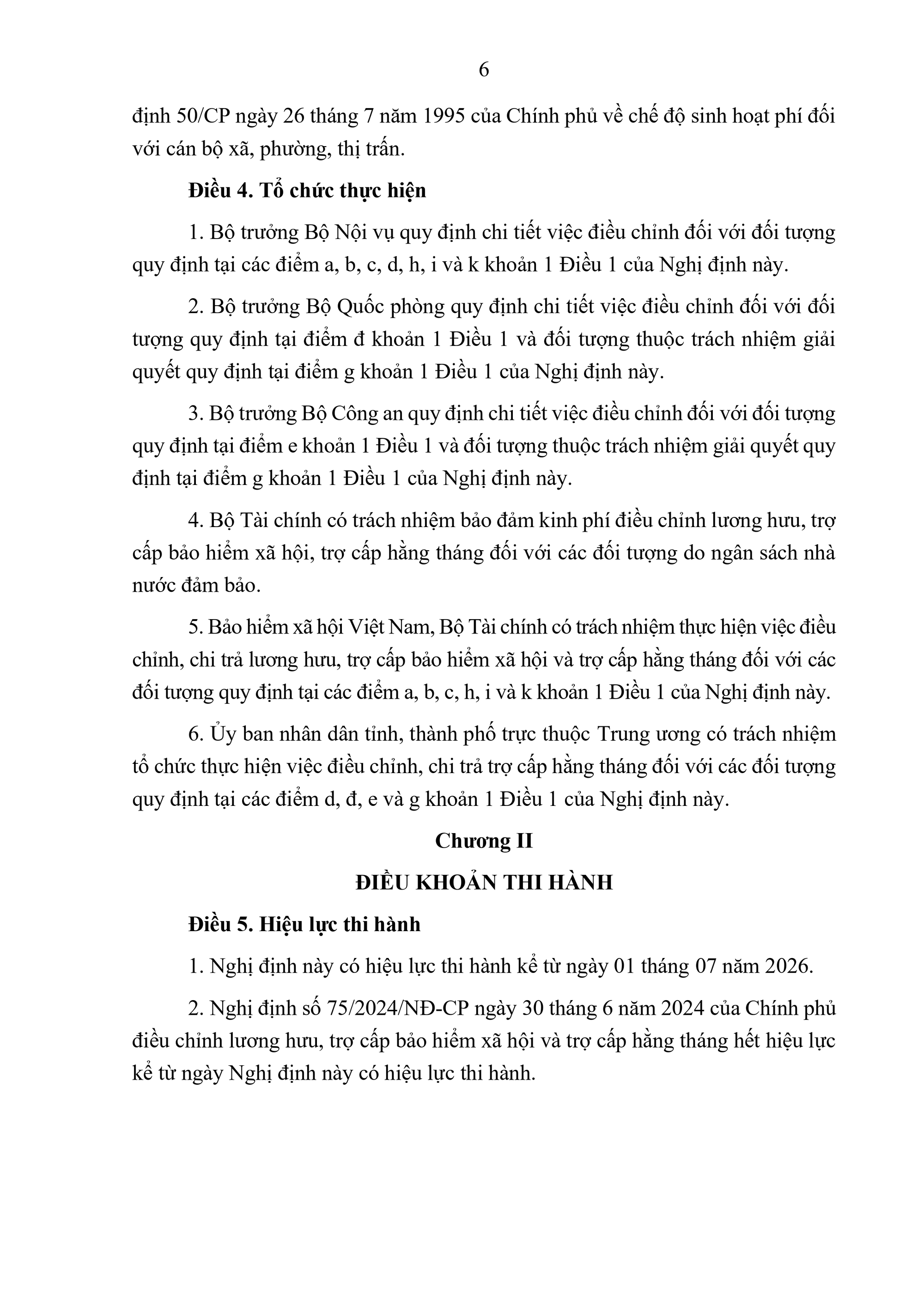 Dự thảo Nghị định điều chỉnh lương hưu 2026 v&agrave; trợ cấp bảo hiểm x&atilde; hội mới - Ảnh 6.