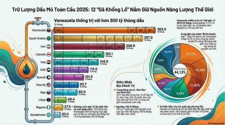 Iran đ&oacute;ng g&oacute;p bao nhi&ecirc;u v&agrave;o trữ lượng dầu của to&agrave;n thế giới? - Ảnh 2.