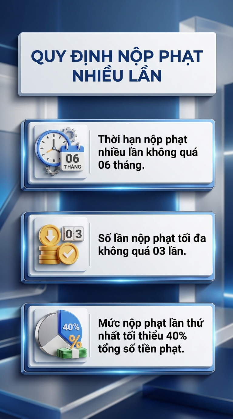 Nộp phạt vi phạm giao thông muộn có phải nộp thêm tiền lãi không? Bộ Công an trả lời - Ảnh 2.