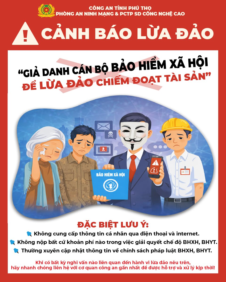 Cảnh gi&aacute;c với lừa đảo Bảo hiểm x&atilde; hội qua điện thọai năm 2026 - Ảnh 2.