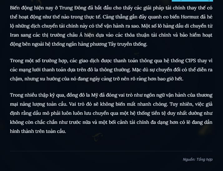 Đưa ra quyết định chấn động tại eo biển Hormuz, Iran làm “rung chuyển” hệ thống giúp Mỹ thống trị tài chính toàn cầu trong hơn 70 năm qua - Ảnh 13.
