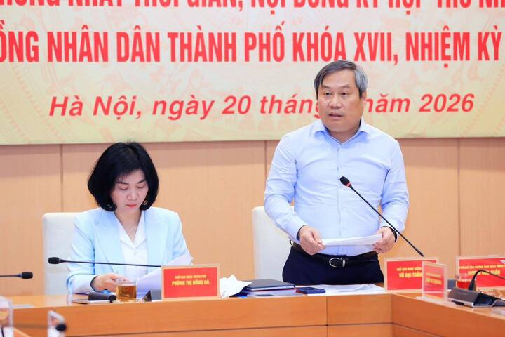 Kỳ họp HĐND H&agrave; Nội 2026 bầu nh&acirc;n sự v&agrave; xem x&eacute;t đề &aacute;n v&ugrave;ng ph&aacute;t thải thấp - Ảnh 1.