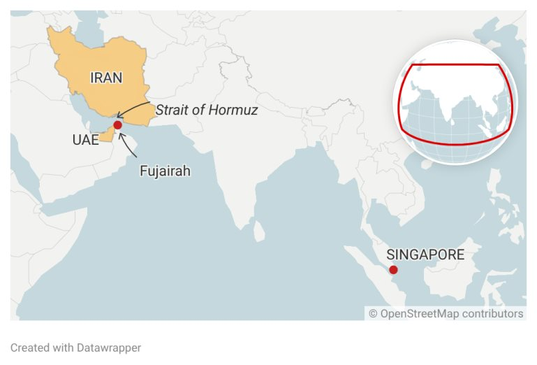 Quốc gia cửa ng&otilde; Đ&ocirc;ng Nam &Aacute; 'đứng ngồi kh&ocirc;ng y&ecirc;n' v&igrave; căng thẳng tại eo biển Hormuz: Nguồn cung kh&ocirc;ng t&igrave;m đ&acirc;u ra, gi&aacute; nhi&ecirc;n liệu t&agrave;u biển tăng gấp 2,6 lần - Ảnh 2.
