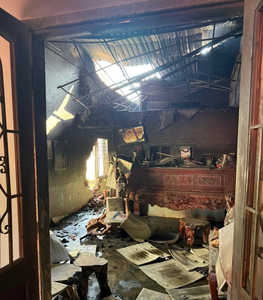 Điều tra vụ ch&aacute;y nh&agrave; khiến 2 chị em ruột tử vong tại gia Lai - Ảnh 1.