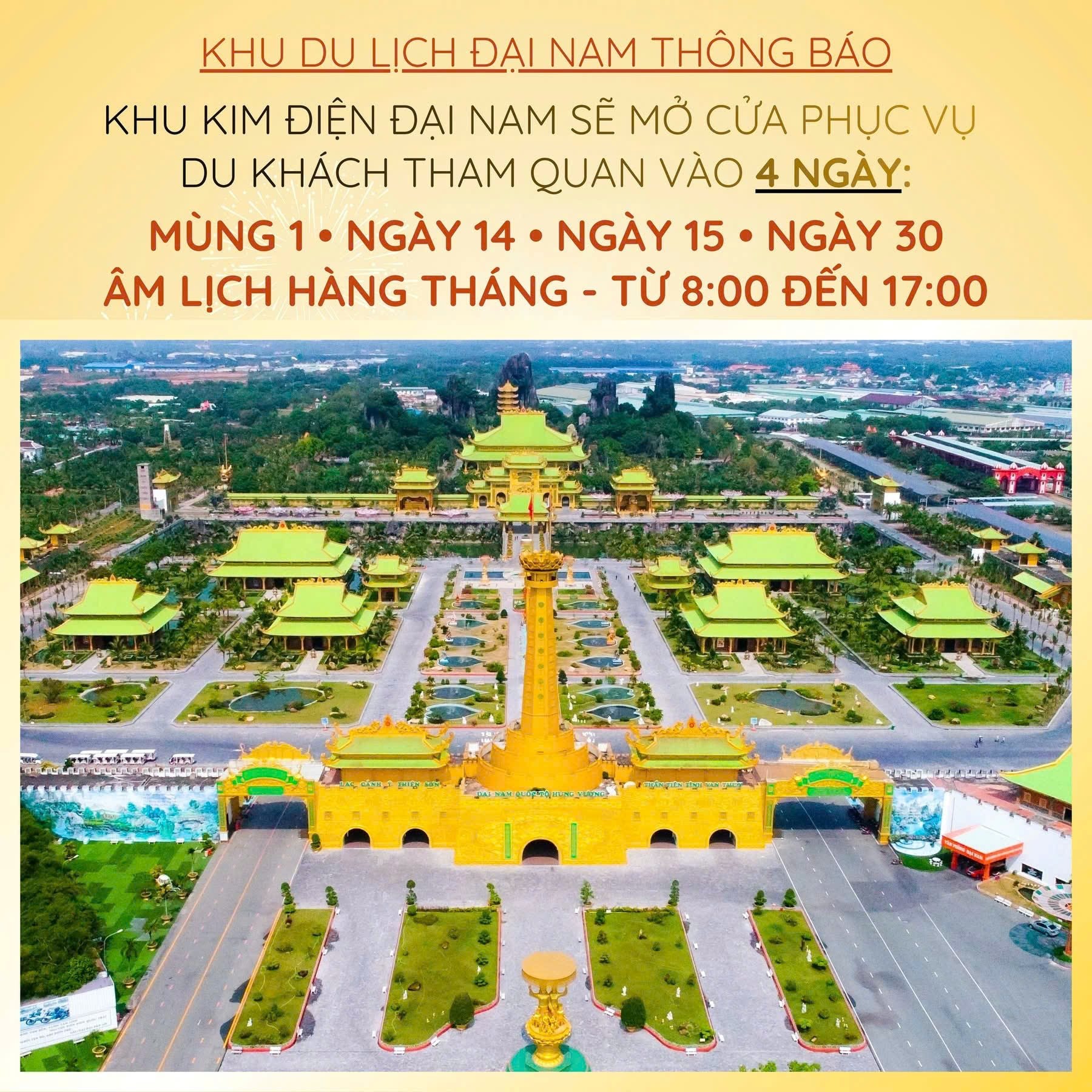 Khu du lịch Đại Nam của b&agrave; Nguyễn Phương Hằng th&ocirc;ng b&aacute;o quan trọng tới tất cả kh&aacute;ch tham quan - Ảnh 2.