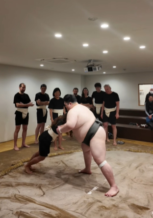 Đấu vật với sumo, hot girl xinh đẹp khiến tất cả th&iacute;ch th&uacute;- Ảnh 2.