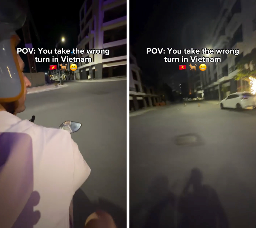 Kh&aacute;ch T&acirc;y bị ch&oacute; rượt ở Việt Nam: Trải nghiệm h&agrave;i hước kh&oacute; qu&ecirc;n - Ảnh 1.