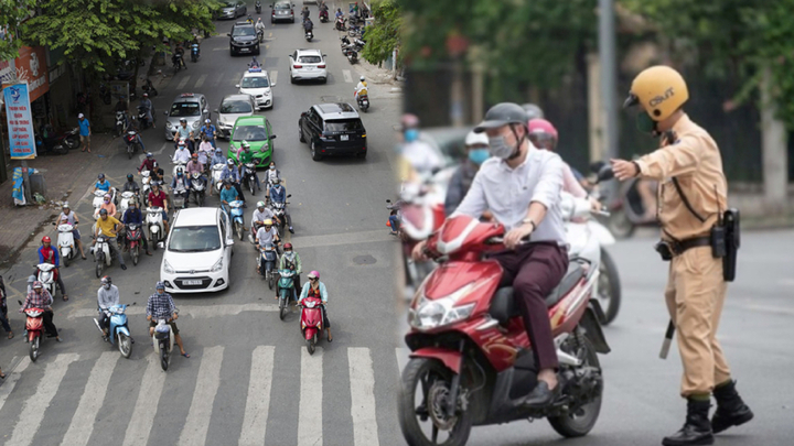 Mức phạt xe m&aacute;y vượt b&ecirc;n phải theo quy định Nghị định 168 / 2024 mới nhất - Ảnh 1.