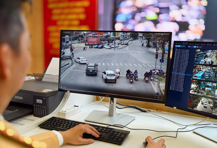 Camera AI ph&aacute;t hiện 19 . 304 Xe vi phạm giao th&ocirc;ng ở H&agrave; Nội trong 3 th&aacute;ng - Ảnh 1.