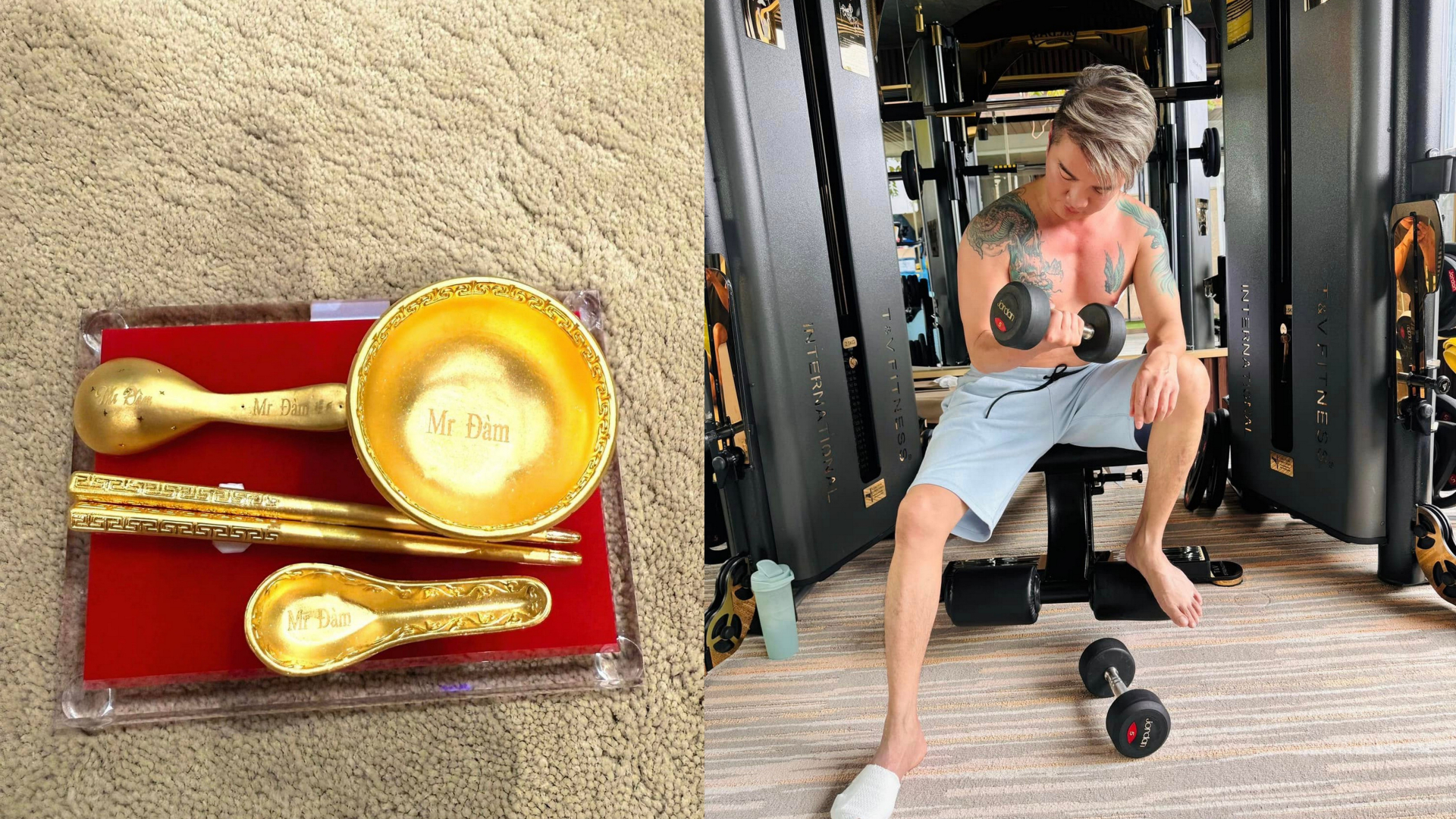 B&aacute;t, đũa, th&igrave;a v&agrave;ng khắc t&ecirc;n ch&iacute;nh chủ của "&ocirc;ng ho&agrave;ng nhạc Việt" - Ảnh 1.