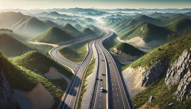 Tuyến cao tốc m&agrave; Tập đo&agrave;n Sơn Hải muốn l&agrave;m "c&ocirc;ng tr&igrave;nh vượt n&uacute;i đẹp nhất Việt Nam" dự kiến khởi c&ocirc;ng trong năm nay - Ảnh 1.