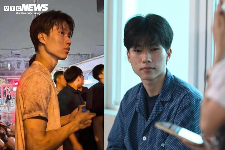 Lộ diện ' người h&ugrave;ng ' cứu nạn nh&acirc;n trong vụ ch&aacute;y nh&agrave; ở H&agrave; Nội năm 2026 - Ảnh 1.