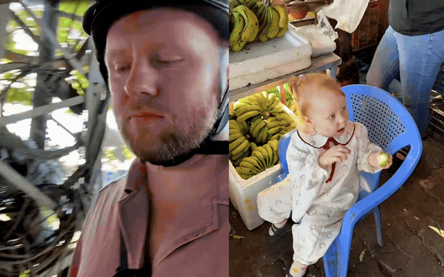 Em bé Tây đi chợ ở Đà Nẵng hút 2 triệu view: Danh tính bất ngờ!- Ảnh 1. Em bé Tây đi chợ ở Đà Nẵng hút 2 triệu view: Danh tính bất ngờ!- Ảnh 1.