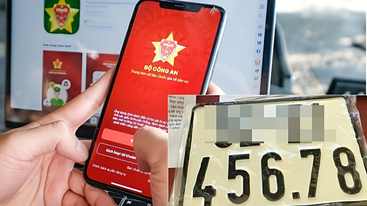 Hướng dẫn bấm biển số xe online qua VNeID nhanh ch&oacute;ng , nhận tại nh&agrave; kh&ocirc;ng cần chờ đợi - Ảnh 1.