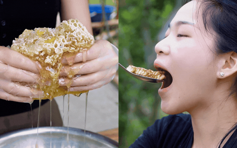 Nhộng ong rừng nướng l&aacute; chuối: Đặc sản v&ugrave;ng cao kh&ocirc;ng thể bỏ lỡ - Ảnh 1.