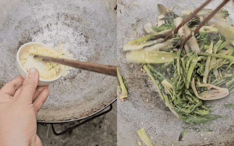 Thứ rau đặc sản lạ l&ugrave;ng ở chợ phi&ecirc;n Y T&yacute;: Ngoại h&igrave;nh "từ chối hiểu" nhưng x&agrave;o tỏi lại si&ecirc;u ngon, lỡ dịp l&agrave; m&ograve;n mỏi đợi sang năm- Ảnh 17.