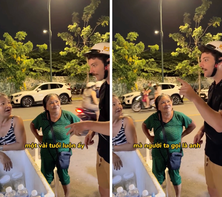 Kh&aacute;ch T&acirc;y b&agrave;y tỏ cảm nhận th&uacute; vị về người Việt sau khi bị nựng m&aacute; - Ảnh 3.