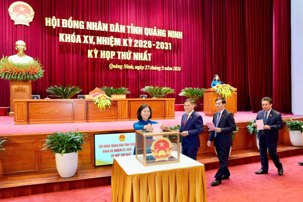 Quảng Ninh bầu l&atilde;nh đạo HĐND v&agrave; UBND tỉnh kh&oacute;a XV nhiệm kỳ 2026 - 2031 - Ảnh 1.