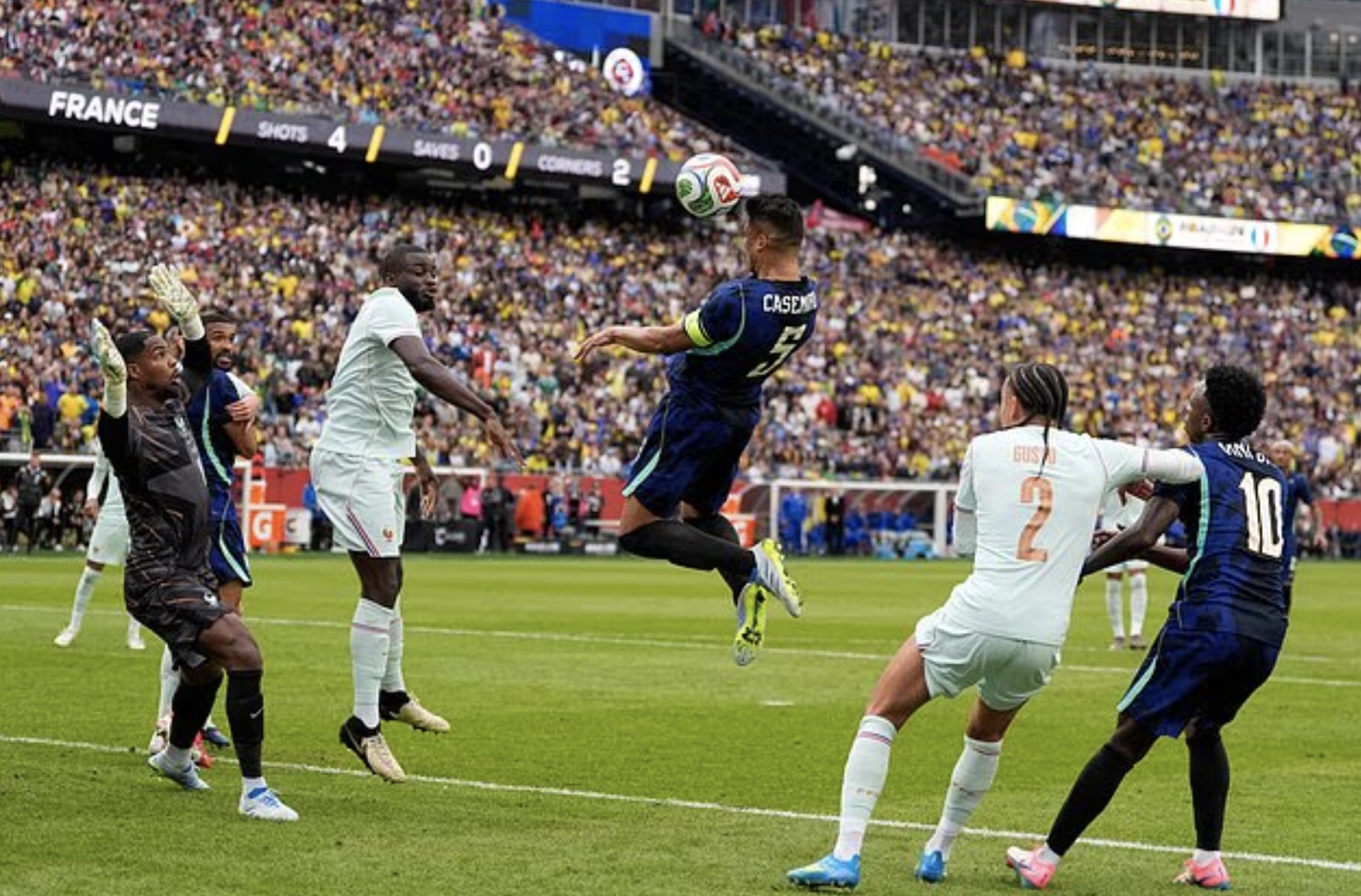 10 cầu thủ tuyển Ph&aacute;p thắng Brazil h&ugrave;ng mạnh trận giao hữu tại Mỹ - Ảnh 1.