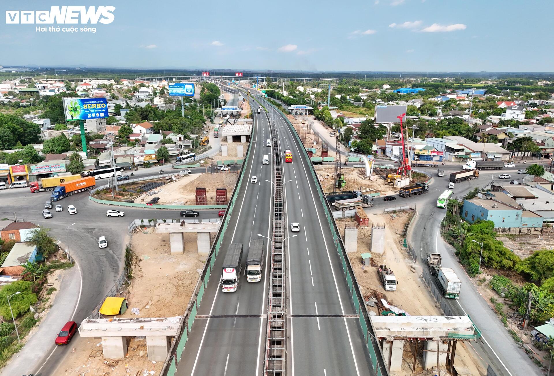 Cận cảnh mở rộng cao tốc TP . HCM - Long Th&agrave;nh năm 2026: Tiến độ thi c&ocirc;ng ấn tượng - Ảnh 7.
