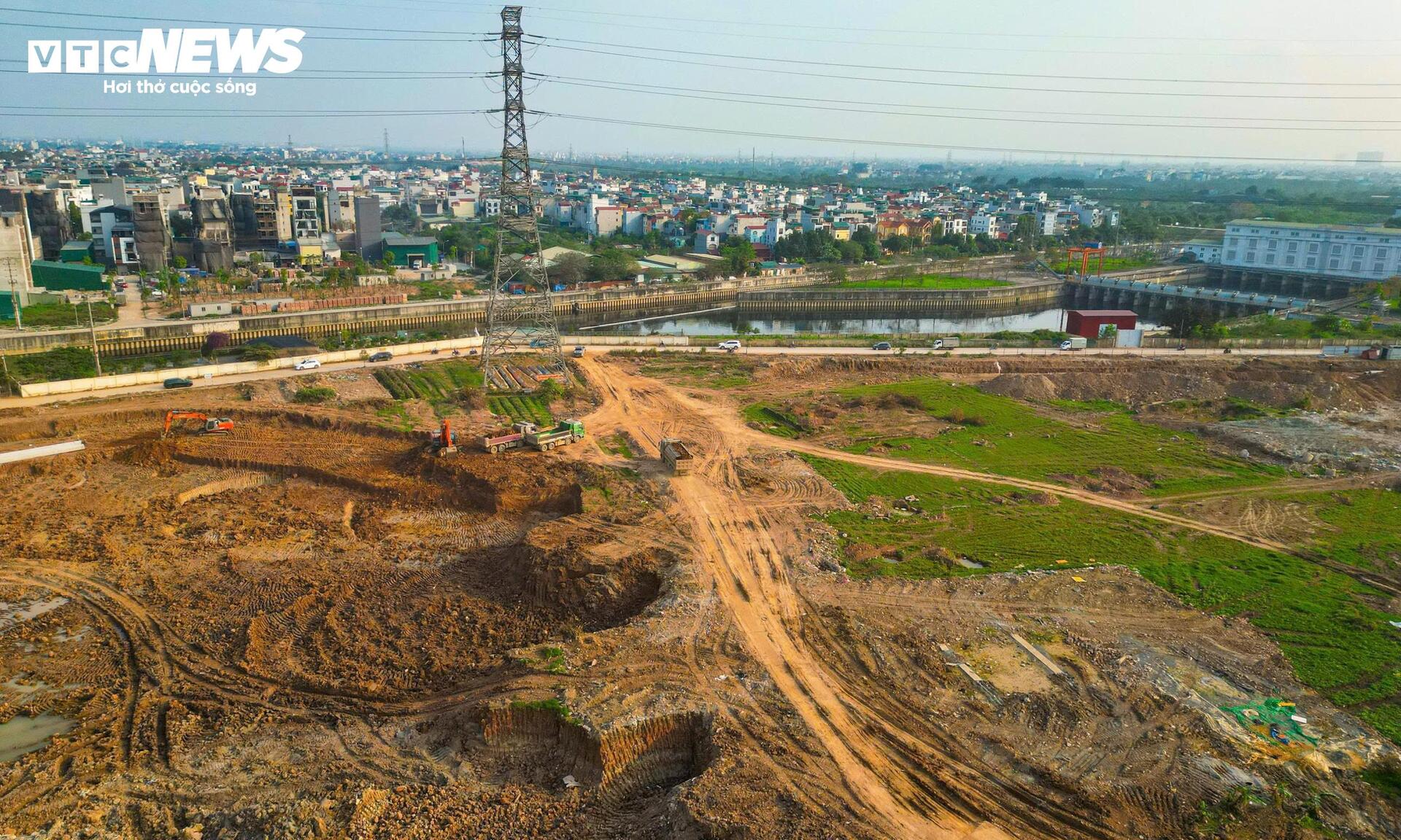 Cận cảnh hồ điều hòa Yên Nghĩa 25ha hơn 1 . 100 Tỷ đồng giảm ngập Tây Hà Nội - Ảnh 10.