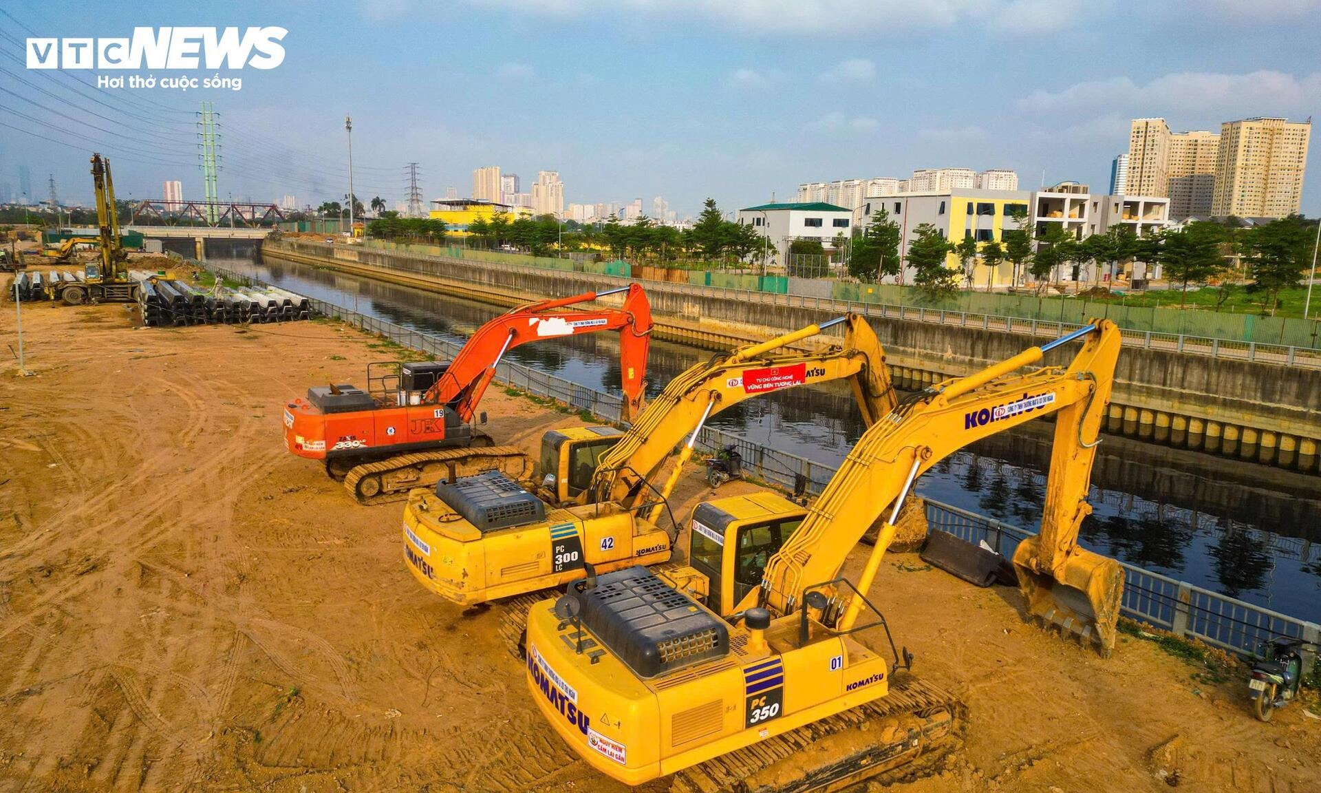 Cận cảnh hồ điều hòa Yên Nghĩa 25ha hơn 1 . 100 Tỷ đồng giảm ngập Tây Hà Nội - Ảnh 11.