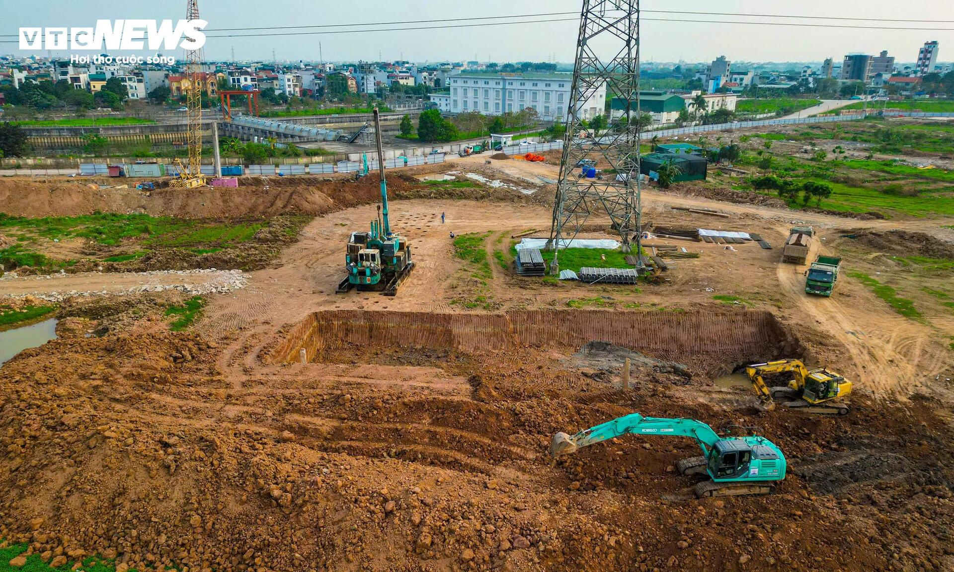 Cận cảnh hồ điều hòa Yên Nghĩa 25ha hơn 1 . 100 Tỷ đồng giảm ngập Tây Hà Nội - Ảnh 5.